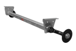 Essieu non freiné KNOTT VG7-L pour remorque 750 kg 1360 mm 1676 mm 4x130