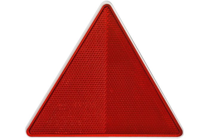 Triangle réfléchissant d'avertissement DOBPLAST DPT35, rouge, 148 mm