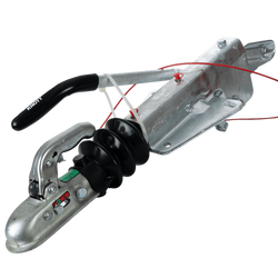 Dispositif de dépassement KNOTT KF17C avec attelage K20B pour remorque de 1700kg avec timon en V
