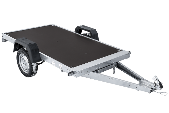 Remorque porte-voitures sur ressorts 230x125 UNITRAILER FORCE 230/R KIPP