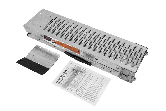 Rampe pliable UNITRAILER ALR004 en acier pour remorque, 170 cm, 227 kg