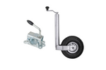 Roue jockey avec collier en fonte KNOTT TK48+LBG48, 150 kg, 48 mm, 500-720 mm