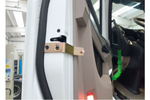 Serrures de porte de cabine supplémentaires LAMPA 97934 pour camions DAF