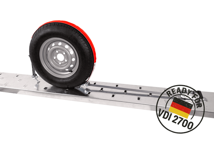 Sangle de transport, d'arrimage  pour dépanneuse HEFFA CARLINE 130,  pour roues 2,8 m/35 mm/3 t VDI 2700