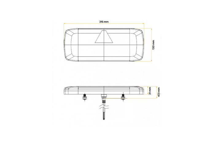 Feu arrière LED TruckLED L1918, 6 fonctions, gauche
