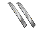 Rampes pliables UNITRAILER ALR005 en acier pour remorques, 200 cm, 500 kg, lot de 2