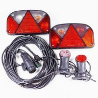 Kit d'éclairage : feux arrière ASPÖCK + feux de position latéraux ASPÖCK + faisceau MANTES 7 m 13 broches