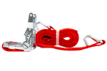 Courroie de transport rouge UNITRAIER 6 m/35 mm/2 t avec tendeur