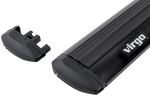 Barres, galerie de toit Inter Pack Virgo IR 120 (G2) avec rails intégrés (noir)
