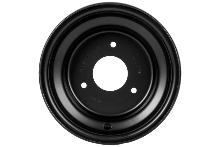 Jante en acier UNITRAILER noire 4,5ATx7" 3x90 ET:-1,8