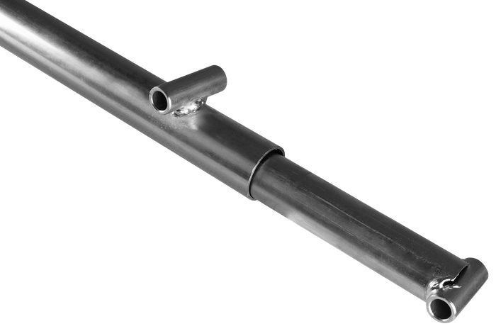 Leveur à manivelle UNITRAILER pour le basculement et le déchargement de remorque, plateau de 1000 kg (500-865 mm)