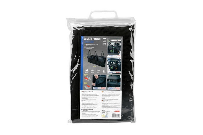 Organiseur de voiture multi-poches LAMPA DeLuxe pour coffre, dossier de siège 88x46cm