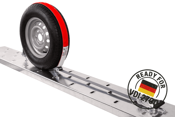 Sangle de transport, d'arrimage  pour dépanneuse HEFFA CARLINE 130,  pour roues 2,8 m/35 mm/3 t VDI 2700