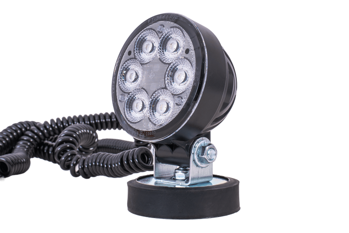 Lampe de travail LED réflecteur FRISTOM FT-364,  6xLED 2500lm avec support magnétique