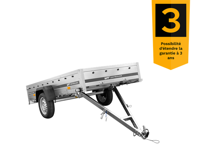 Remorque simple essieu Unitrailer GARDEN TRAILER 264 KIPP