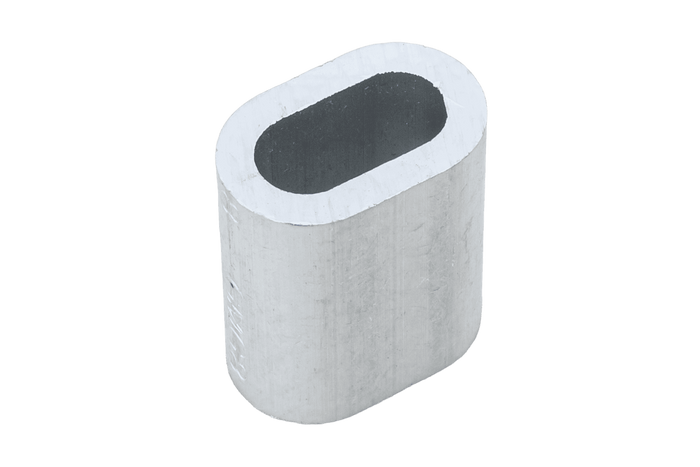 Manchon à sertir aluminium pour câble DROMET ZLA.8, de 8 mm