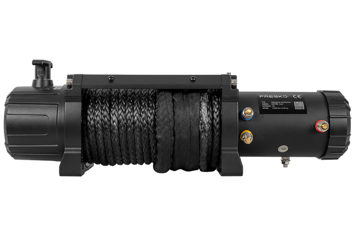 Treuil électrique pour remorque PRESKO RAPTOR 13.5FS 12V 6130 kg avec câble de 24 m