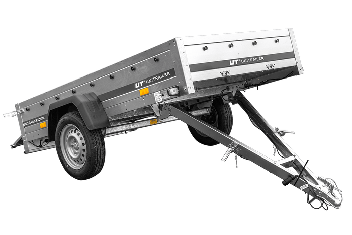 Remorque pour auto 230 x 125 cm Garden Trailer 230 KIPP