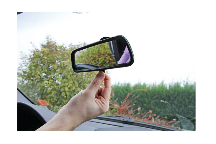 Rétroviseur intérieur LAMPE 213x55 mm