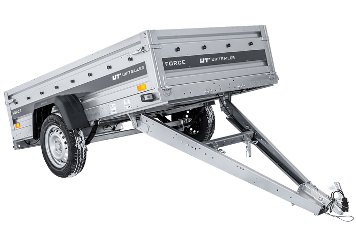 Remorque sur ressorts 230x125 UNITRAILER FORCE 230/R KIPP