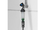 Filtre à eau ProPlus 150770 pour robinet/tuyau d'arrosage, connexion universelle avec filtre supplémentaire