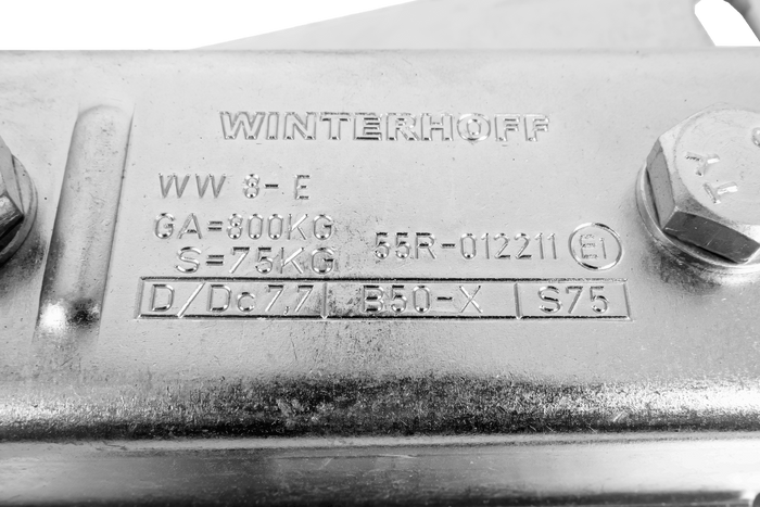 Attelage à boule WINTERHOFF WW 8-G+V - adaptateur pour remorque de 800 kg avec timon en V