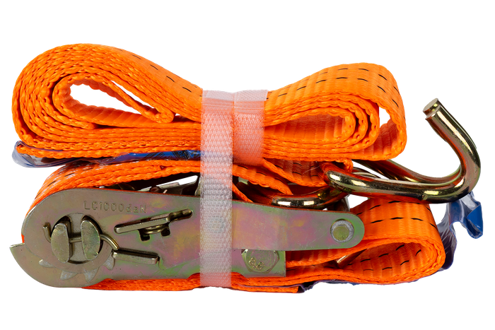 Courroie de transport orange UNITRAIER 2 m/35 mm/2 t avec tendeur