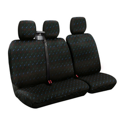 Ensemble de housses de siège auto LAMPA Dido-2 noires, pour bus et fourgonnettes