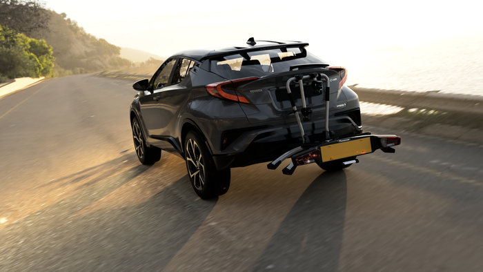 Porte-vélos électrique Peruzzo Atlantis 2 - Montage sur boule d'attelage