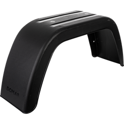 Aile de remorque 13" passage de roue plat DOMAR avec trous sortie 660/350 mm