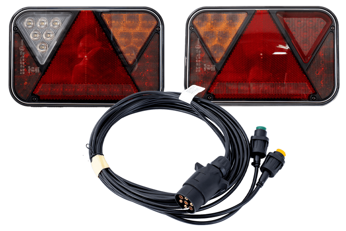 Feux arrière LED FRISTOM + faisceau MANTES 4m 7PIN