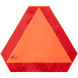 Autocollant réfléchissant HERMON, triangle de signalisation de ralentissement, 300x120mm