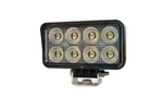 Lampe de travail rectangulaire, réflecteur LED TT TECHNOLOGY NOIR TT.13306, 32 LED, 2560 lm