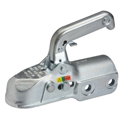 Attelage à boule WINTERHOFF WW 350-RCH-1616 pour remorque de 3500 kg avec timon tubulaire de 60 mm, en fonte
