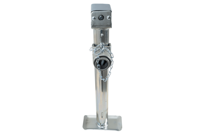 Support de manivelle extensible UNITRAILER TJ5002 pour remorque plateau 1300 kg 560-940 mm