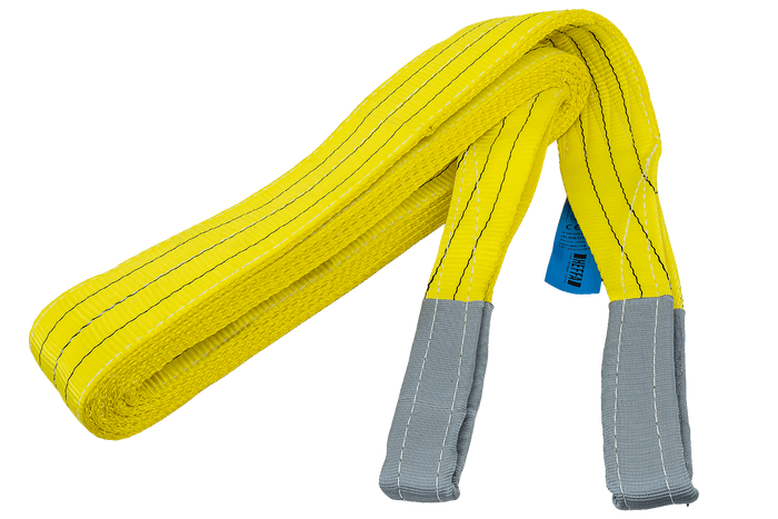 Sangle, elingue de levage HEFFA 6 m/90 mm/3 t avec boucles