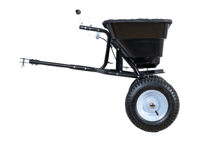 Semoir pour tracteur UNITRAILER épandeur d'engrais, semences 29 l 45 kg