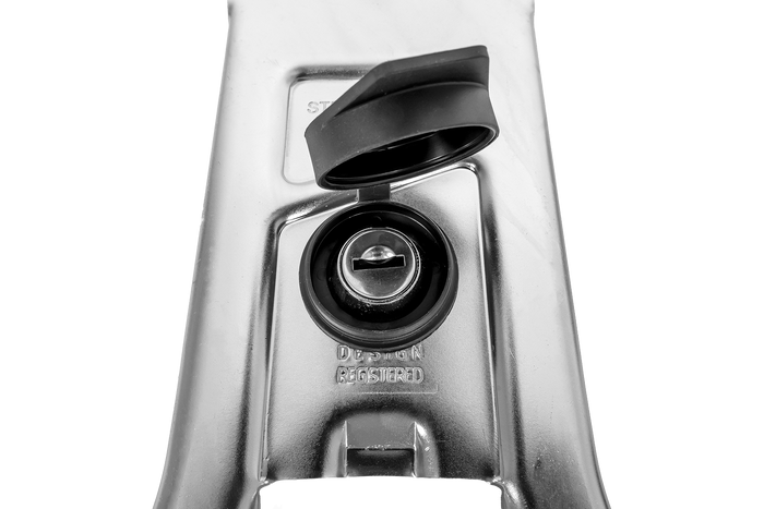 Boulon de verrouillage pour remorque porte-conteneurs STEELPRESS ZD-03 V.3, verrou de porte 3000 mm