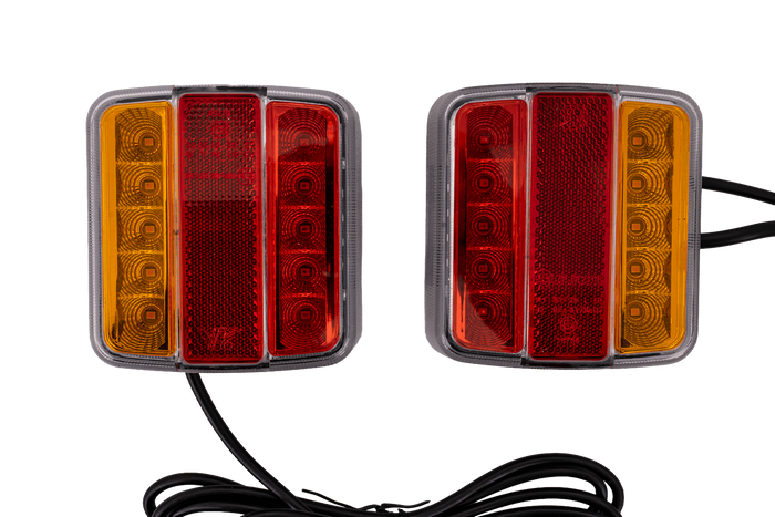 Feux arrière LED TT Technology TT.12007, 4 fonctions gauche + droit, magnétiques