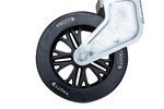 Roue de support pivotante KNOTT TK57 avec poignée, 500 kg, 57 mm, 710-1010 mm