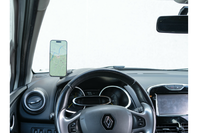 Support magnétique pour téléphone LAMPA Magneto Fin avec ventouse