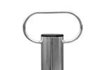Béquille, support fixe UNITRAILER pour remorque plateau 150 kg,48 mm, 600 mm