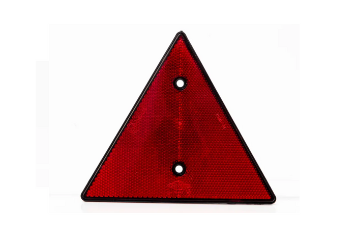 Réflecteur triangulaire rouge FRISTOM DOB-031, réflecteur de 158 mm