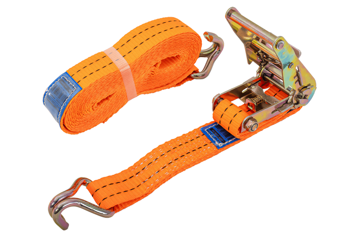 Courroie de transport orange UNITRAIER 6 m/35 mm/2 t avec tendeur