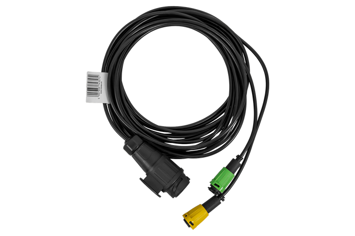 Faisceau électrique MANTES pour remorque de bateau, 5,5 m, prise 13 broches, 2 baïonnettes 5 broches