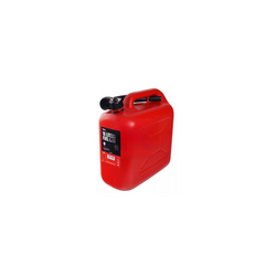 Bidon plastique HERMON 10L avec entonnoir, rouge