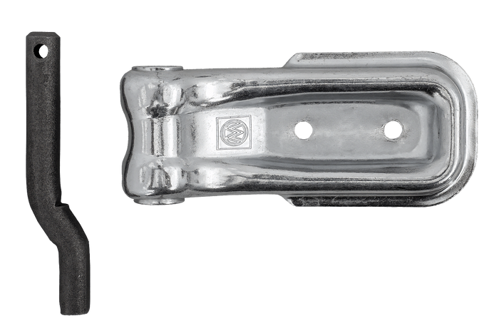 Charnière latérale avec verrou WINTERHOFF BSCH 10-14-120-PO+BSCHG 10-14-E montage latéral de remorque complet