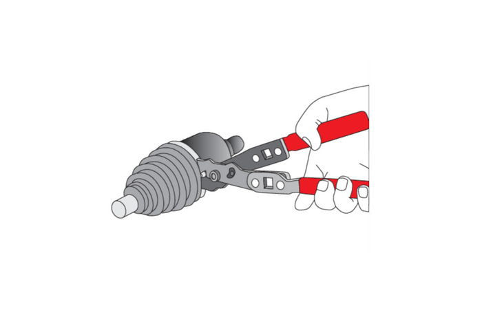 Pince à serrage pour joints YATO YT-0606, 235 mm
