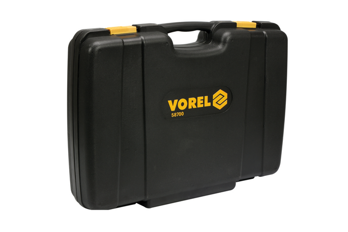 Manette, valise à outils VOREL 58700 XXL, ensemble d'outils 1/2" 216 pièces.