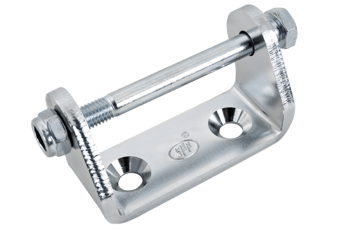 Support de charnière intégré STEELPRESS UH-01 pour montage latéral de remorque